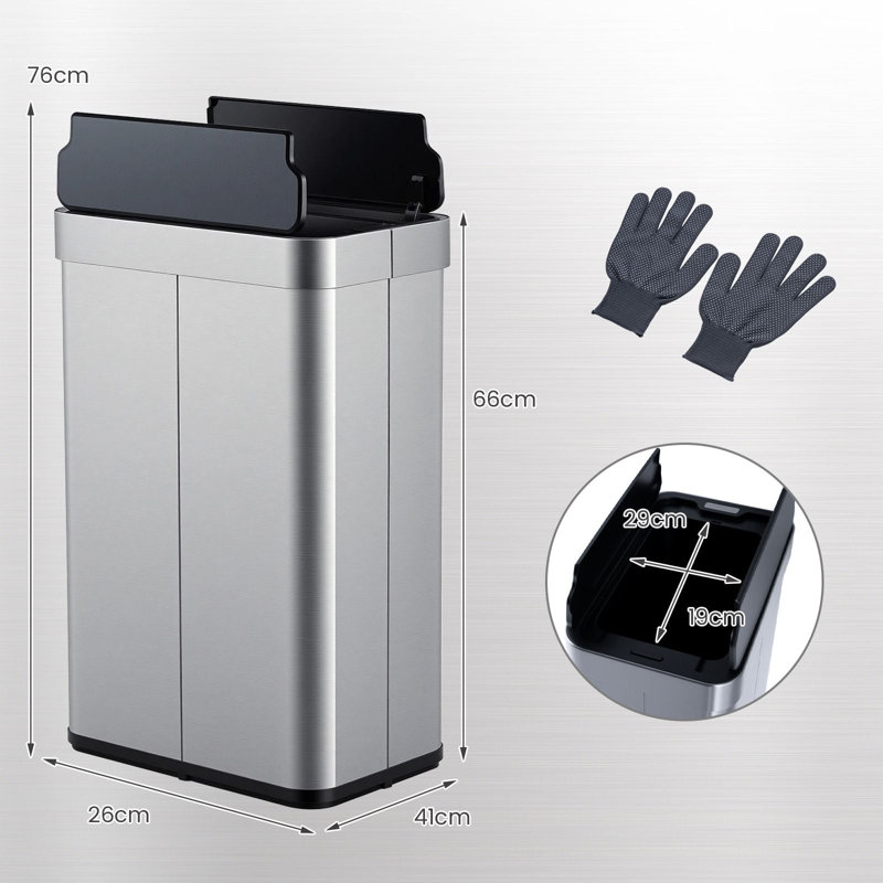 Stainless Steel Waste Bin