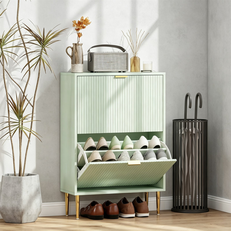 Shoe Storage, Light Green