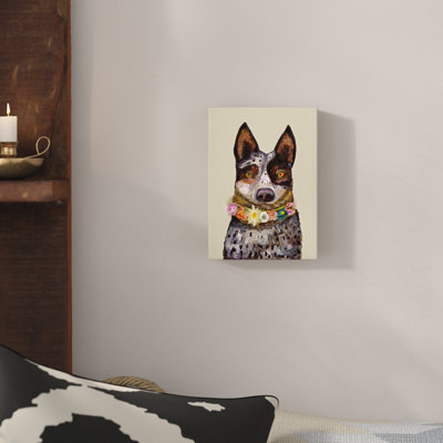 Cattle Dog' - Wrapped Canvas Acrylic Painting Print -  August Grove®, BNRS8727 41440435