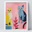 «Watercolor Cat» sur papier-98267604-98267599