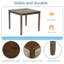 Ensemble de salle à manger carré L 34,5 po x l 34,5 po Crissman-1823094504-1823094505