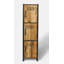 Industrial Mango Wood Tall Cabinet / Locker Sawn Finish