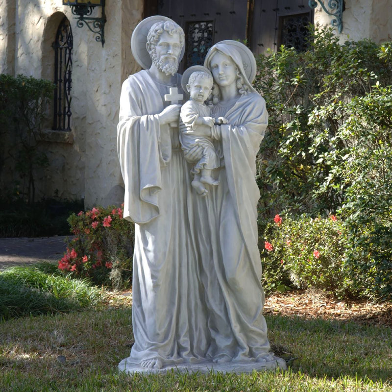 Statue de la Sainte Famille, H 58,5 po x l 27 po x P 18 po