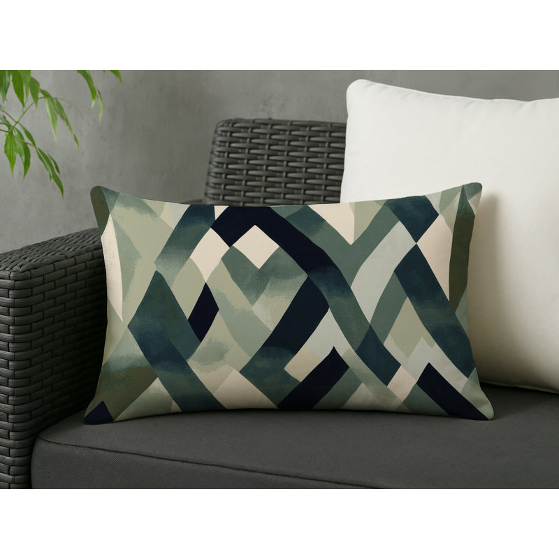 Celestial Maze Indoor And Outdoor Throw Pillow, Rectangle 14"H x 20"W