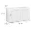 Armoire de cuisine style Shaker de Design House Brookings (prête à assembler)-719837928-719837905