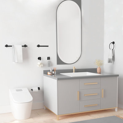 Bathroom Hardware Accessories Set Towel Bar Set Wall Mounted