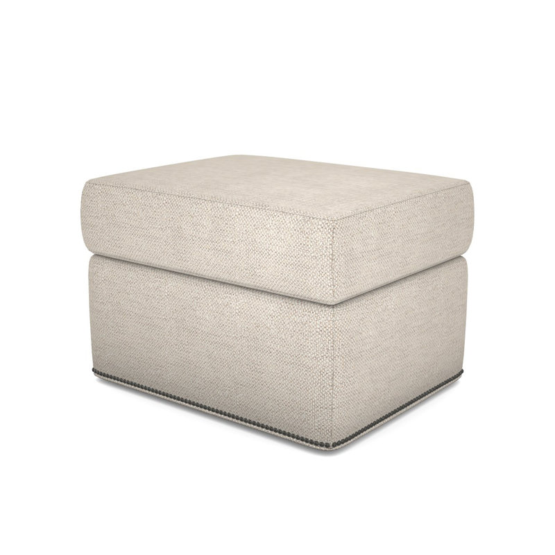 Newlin Ottoman, Yes, Impala Linen