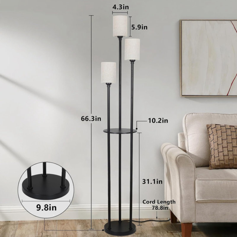 Kyire 7.09'' LED Novelty Floor Lamp
