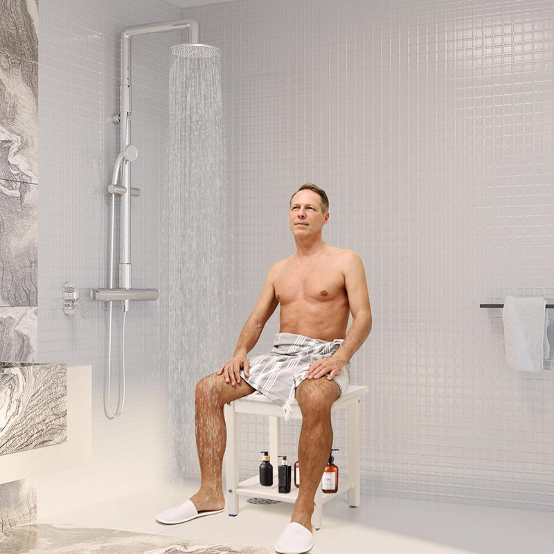 Chaise de douche, banc de douche en PEHD pour une douche à l'intérieur ...