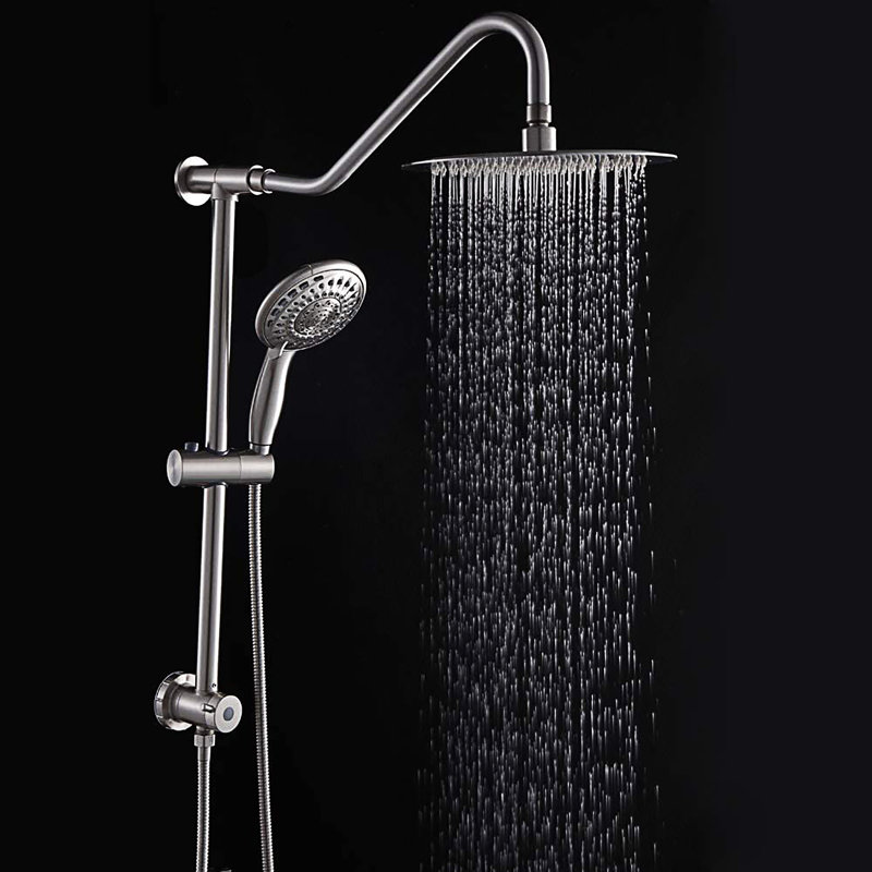 Pomme de douche double Hotel Spa, Brossé