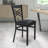 Prompton 'X'' Metal Restaurant Chair-158781930-158781934