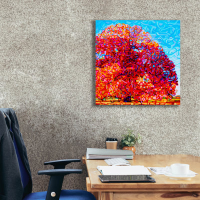 Epic Graffiti 'Buddha Tree' By Mandy Budan, Canvas " Buddha Tree " by Mandy Budan