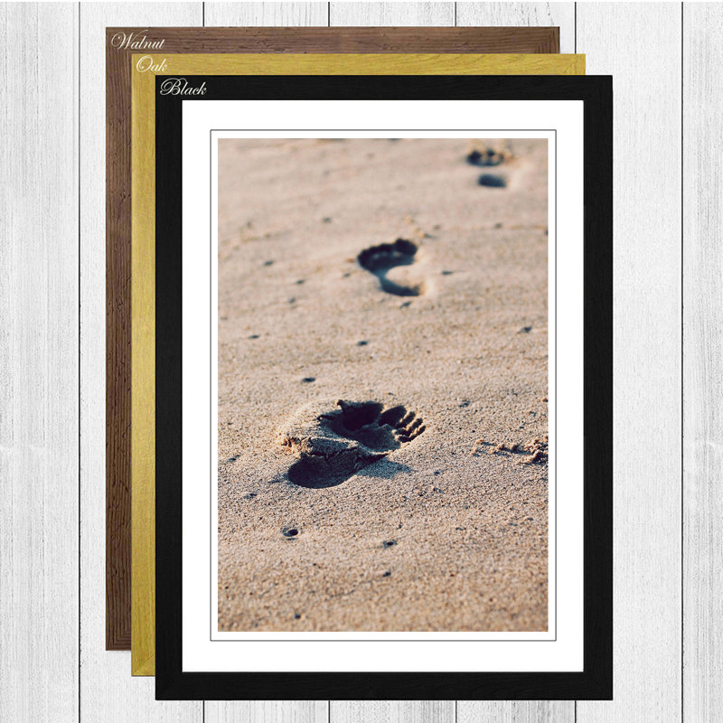 Single Picture Frame Print, Black