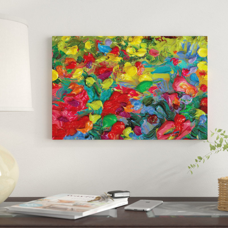 « rm 084 » par iris scott abstracts, impression sur toile, H 8 po x l 12 po x P 0,75 po, Toile tendue, Pas de tapis