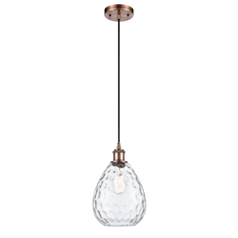 Jaron 1 - Light Single Pendant, No Bulb Included, Antique Copper