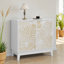 Buffet en panneau de fibres à densité moyenne sculpté 31,5 po Hartt