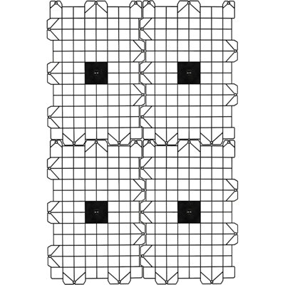 Carreaux de drainage pour garage 16 po x 24 po Lilianka