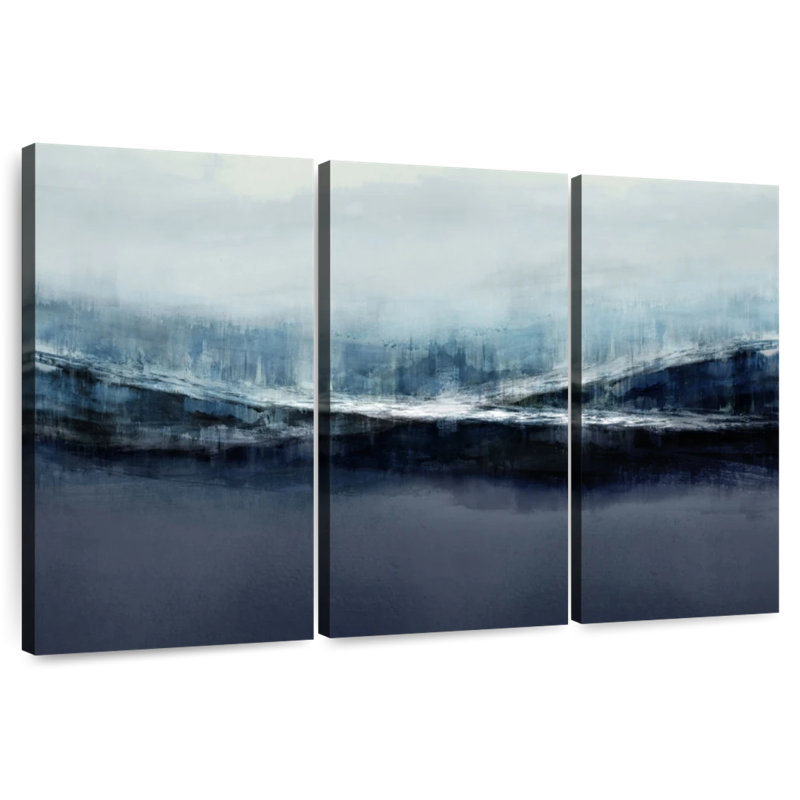 Avery Ascending Blue, 20" H x 33" W