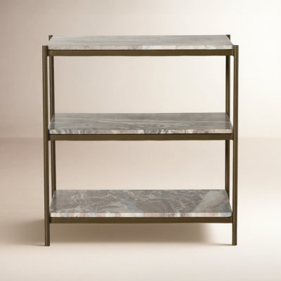 25'' W Metal Nightstand