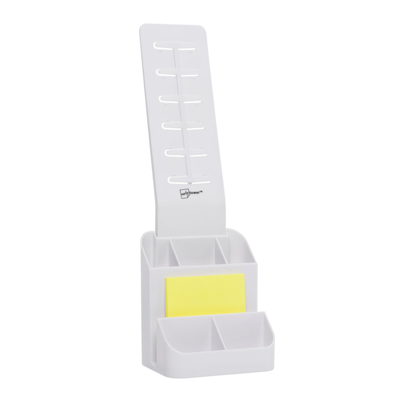 Organisateur de bureau autocollant, Blanc