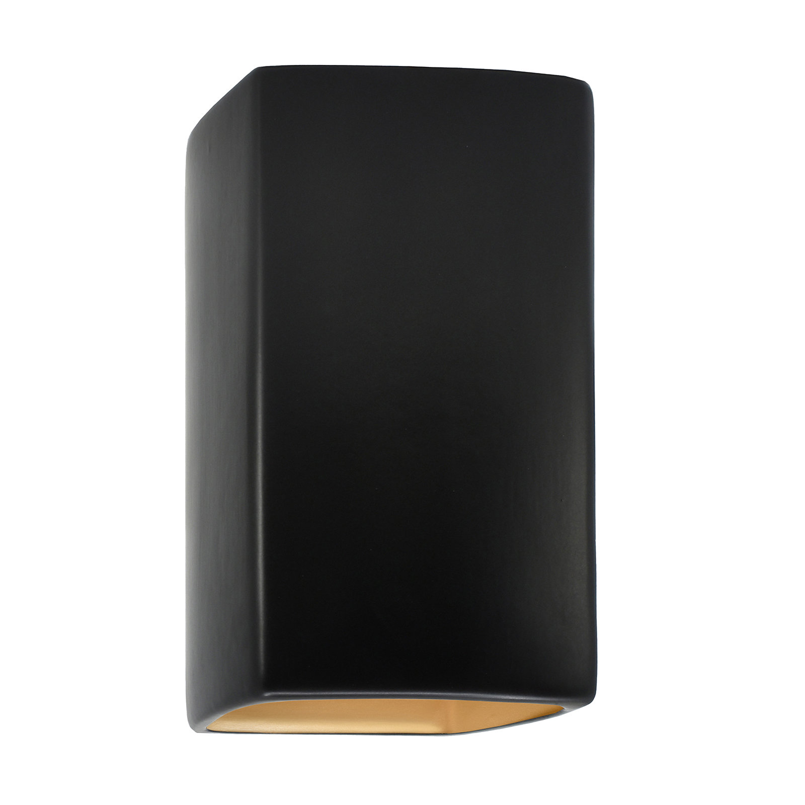 Nomad Outdoor Ceramic LED Wall Light, Adobe, 13.5" H x 7.25" W x 6.5" D, Integrated
