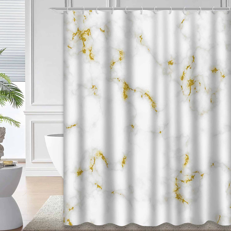 Rideau de douche Marble, L 72 po x l 78 po