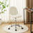 Set Of 2 Modern Armless Office Chair With Wheels, Adjustable Height Mid-Back Swivel Desk Chair-938009380