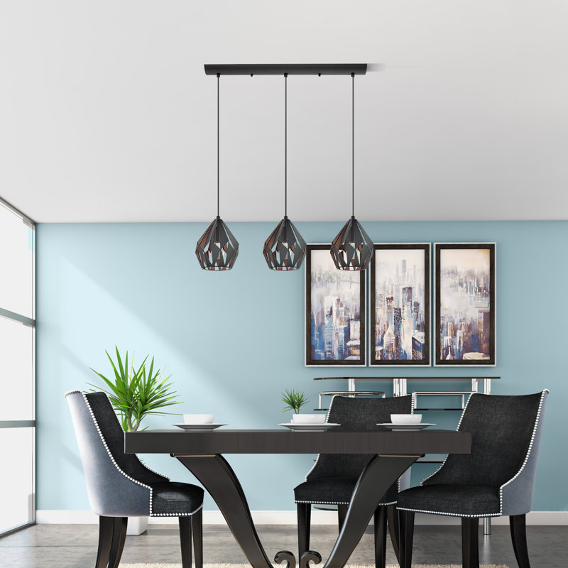 Birchard 3 - Light Kitchen Island Pendant, Copper