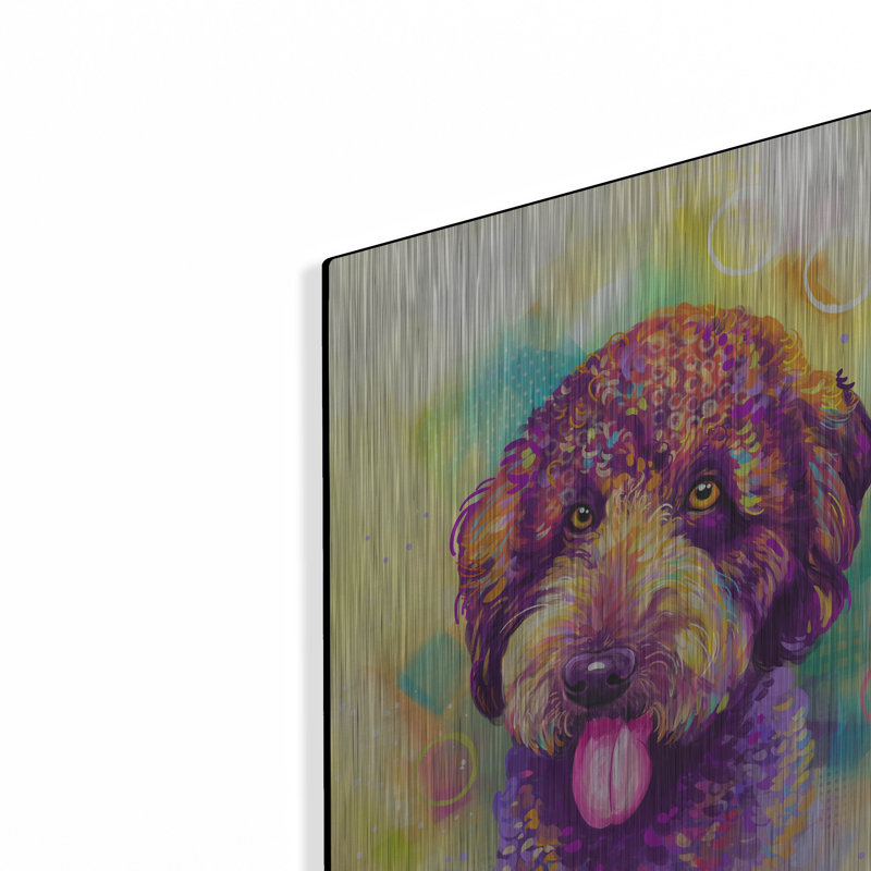 "Pop Art Goldendoodle 3" par Furbaby Affiliates, H 16 po x l 12 po