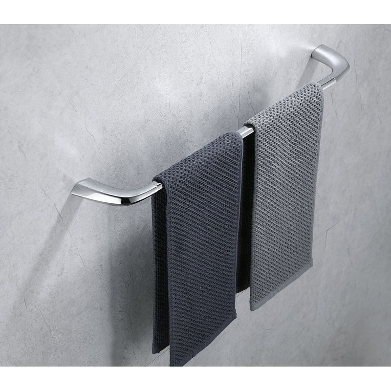 Porte-serviettes mural 24 po, Chrome poli