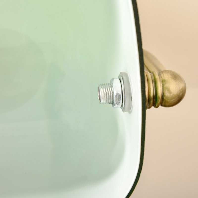 Nantucket Metal Bankers Lamp, Green