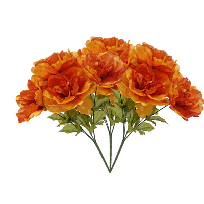 Ensemble de 3 pivoines artificielles bourgogne à 7 têtes, grand bouquet de fleurs de pivoines en soie de 5,9 pouces, 16,92 pouces de tiges de fausses pivoines pour centres de mariage, décor de table de maison, décorations de maison de campagne et rétro d'intérieur