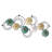 Scallop Design Metal Wall Art Decor