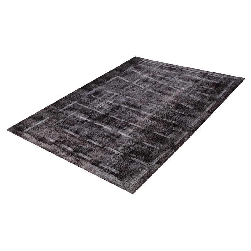 Tapis noir à transition de couleur 6 pi 10 po x 10 pi 1 po