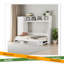 Lit escamotable double avec placard et tiroirs-852972790