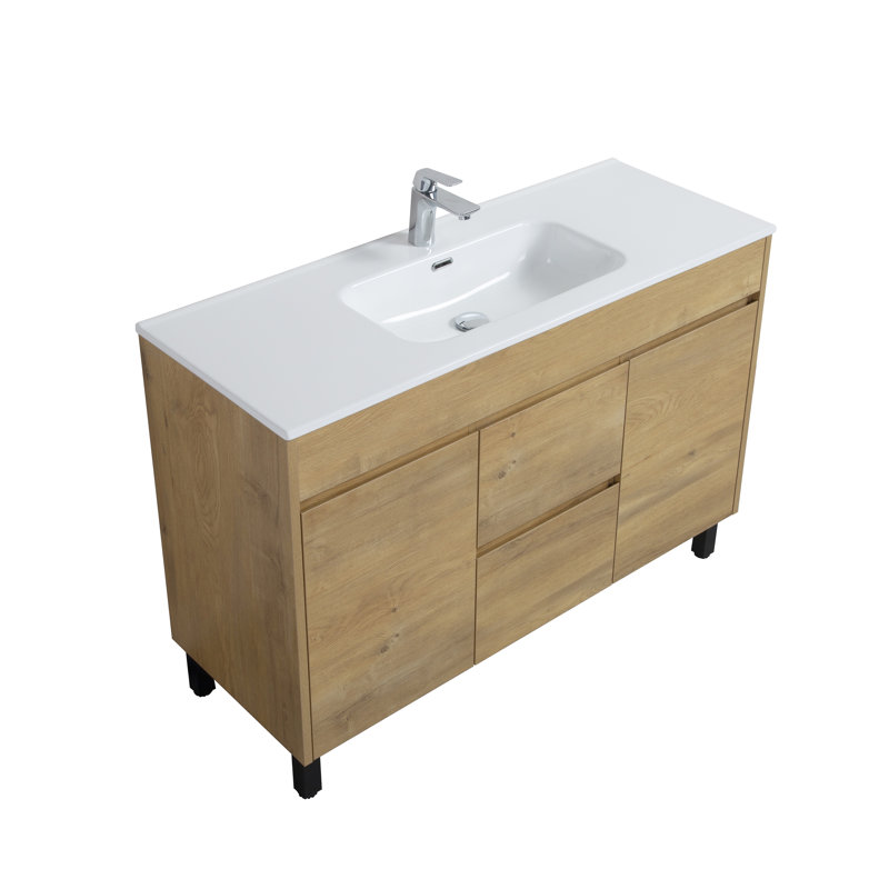 48'' Single Bathroom Vanity with Ceramic Top