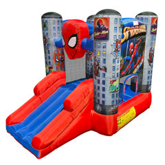 Marvel Spider-Man Outdoor Bounce House with Slide