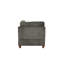 Fauteuil modulaire en tissu de chenille gris 2 pièces 2 pièces pour salon - Fauteuils rembourrés