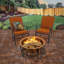 Elleisha Round Iron Smokeless Fire Pit