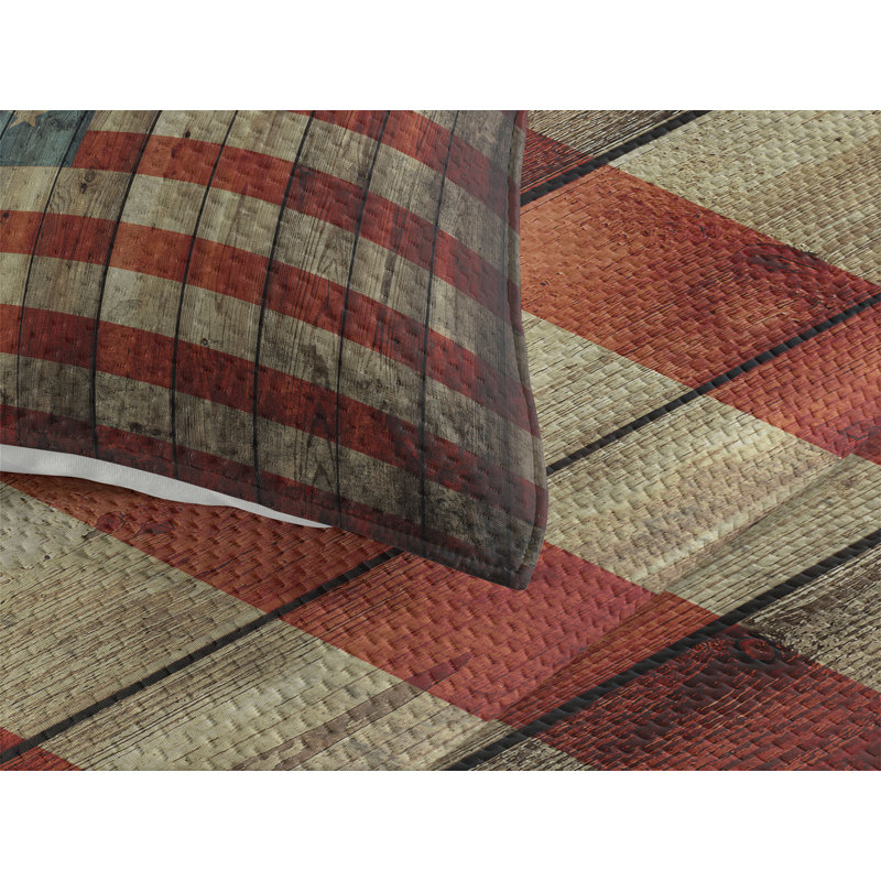 Coverlet, King Bedspread + 2 Shams