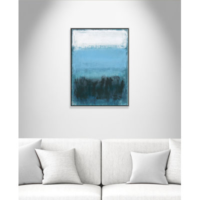 «Coastal Nightfall - Floater Frame», reproduction d'art sur toile
