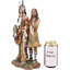 Sculpture de couple d'amérindiens