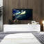 Console de télévision murale avec beaucoup de rangement - Blanc pour étagère de salon