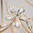 12-Light Dimmable Flower Crystal Chandelier