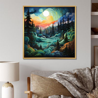 " Landscape Aurora Borealis Natures I "