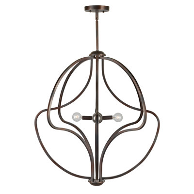 Adah 4 - Light Dimmable Geometric Chandelier