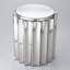 Fluted Column Table-Nickel-12342895