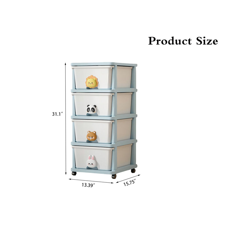 4 Drawer Storage Rack