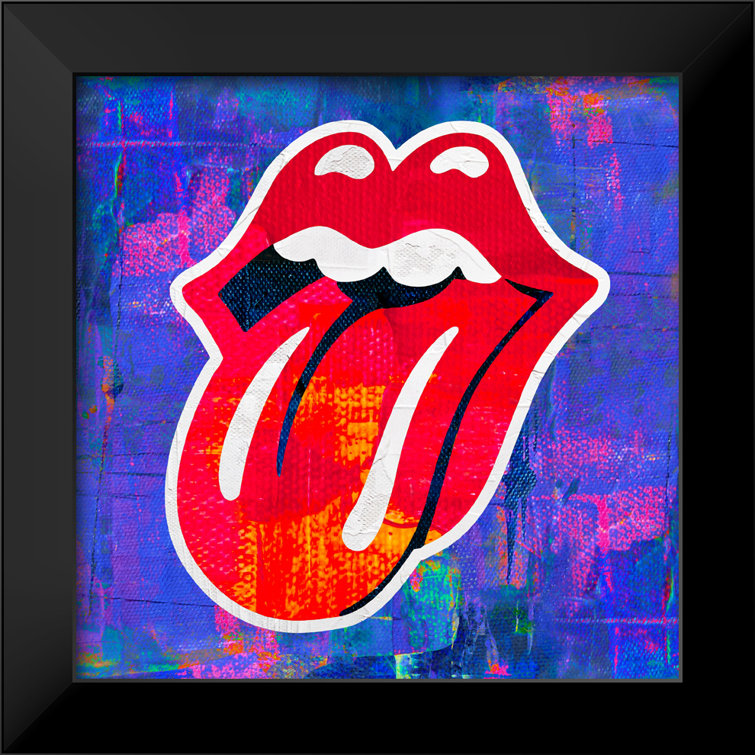 String string Kunstmatig formeel Trinx Rolling Stones Pop Art-Giclee on Paper with Black Frame Square |  Wayfair