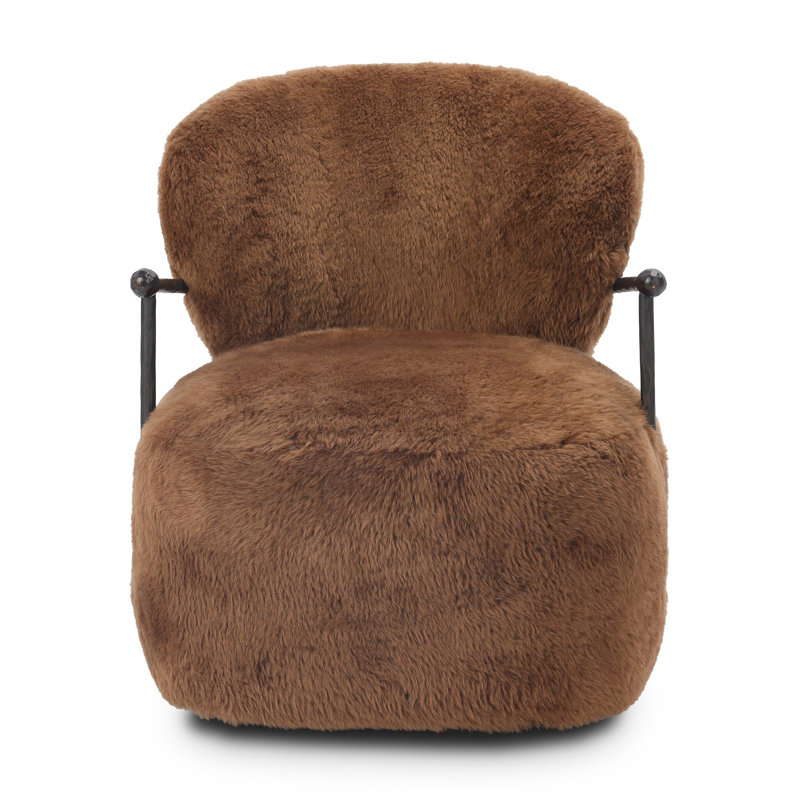 Plath Upholstered Swivel Armchair